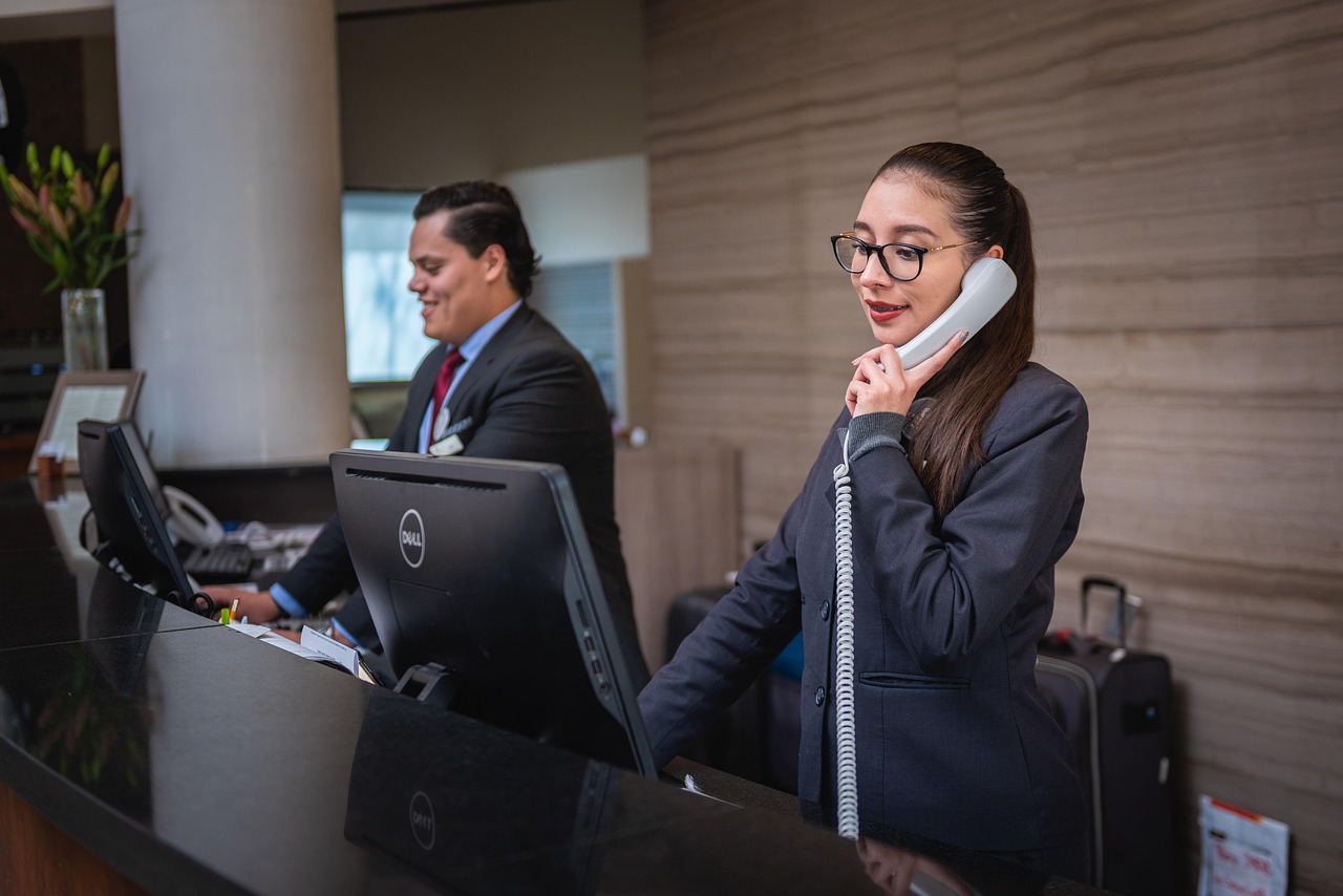 Receptionists, phone call, hotel — Cost Efficiency in Fake ID Production Using Barcode Generators