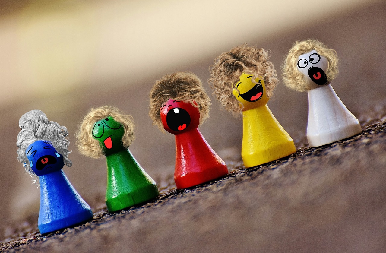 Play stone, multicoloured, smilies — "Explore the Variety of Plastic Models for All Interests"