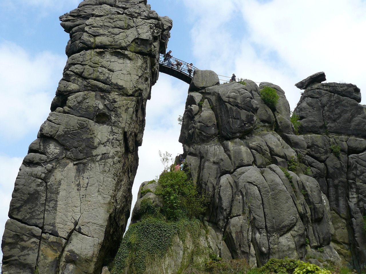 Externsteine, bridge, mountains — Understanding Consumer Behavior Through Instagram Scraping